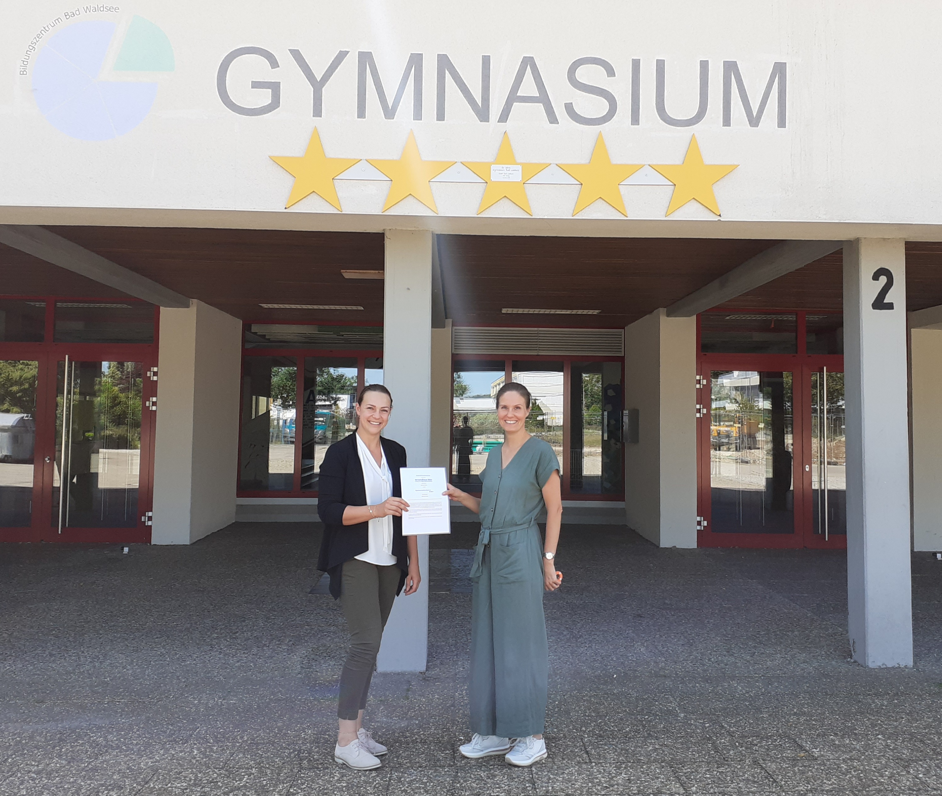 Neue Bildungspartnerschaft des Gymnasiums: Bildungspartnervertrag mit Versandhaus Baby Walz wurde geschlossen