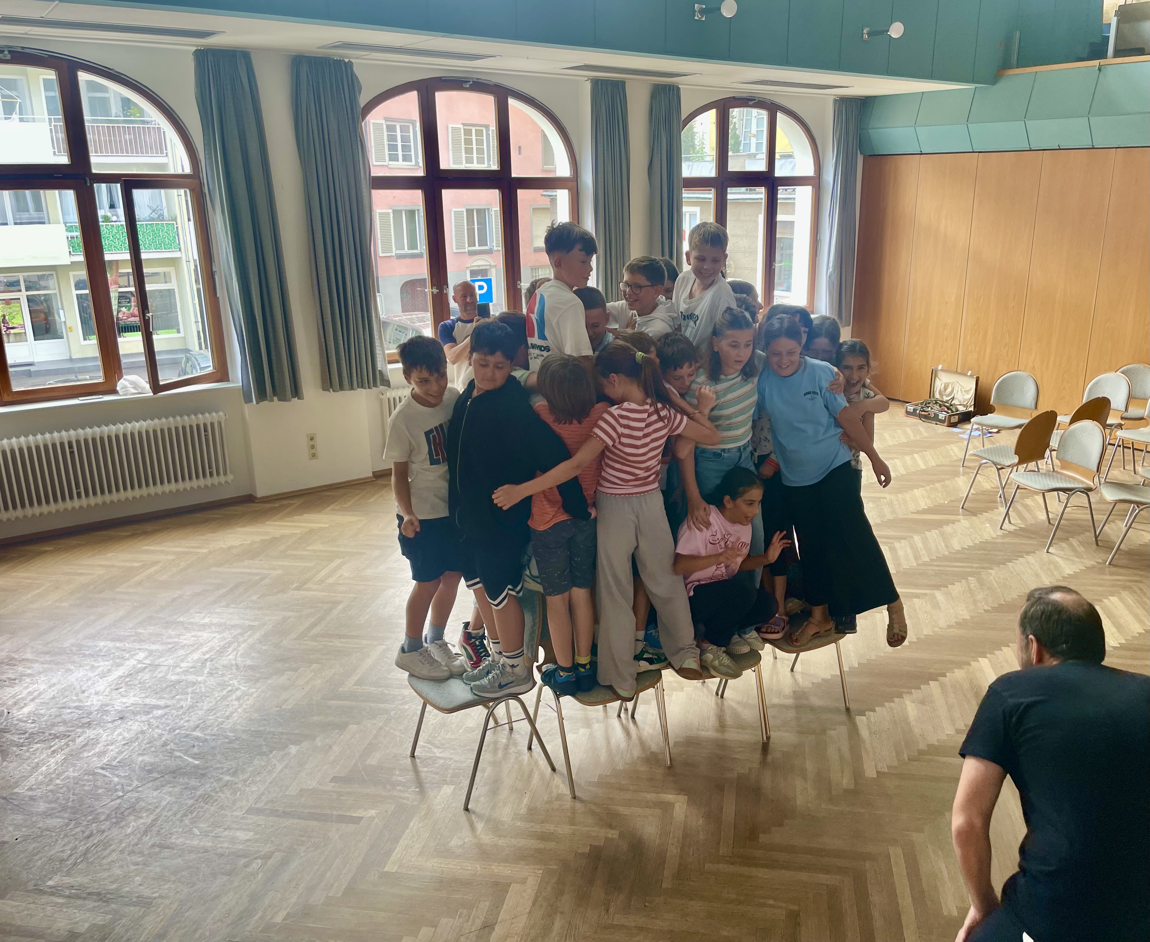 Stärkung der Klassengemeinschaft -Teamtag der 5c mit David Bösl